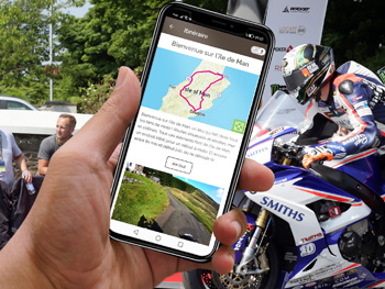 application europe Active sur le départ du Tourist Trophy