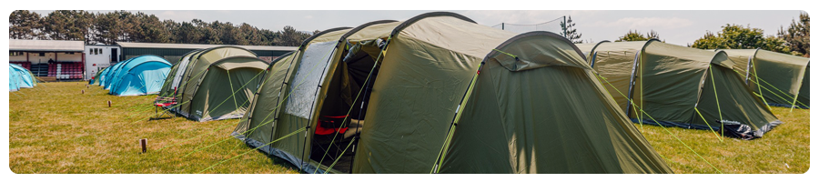le site de camping sur le Tourist Trophy