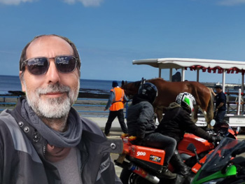 Manu et son équipe sur l'île de Man